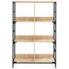 Bücherregal Sonoma-Eiche 78,5x33x117,5 cm Holzwerkstoff