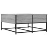 Couchtisch Grau Sonoma 80x80x40 cm Holzwerkstoff