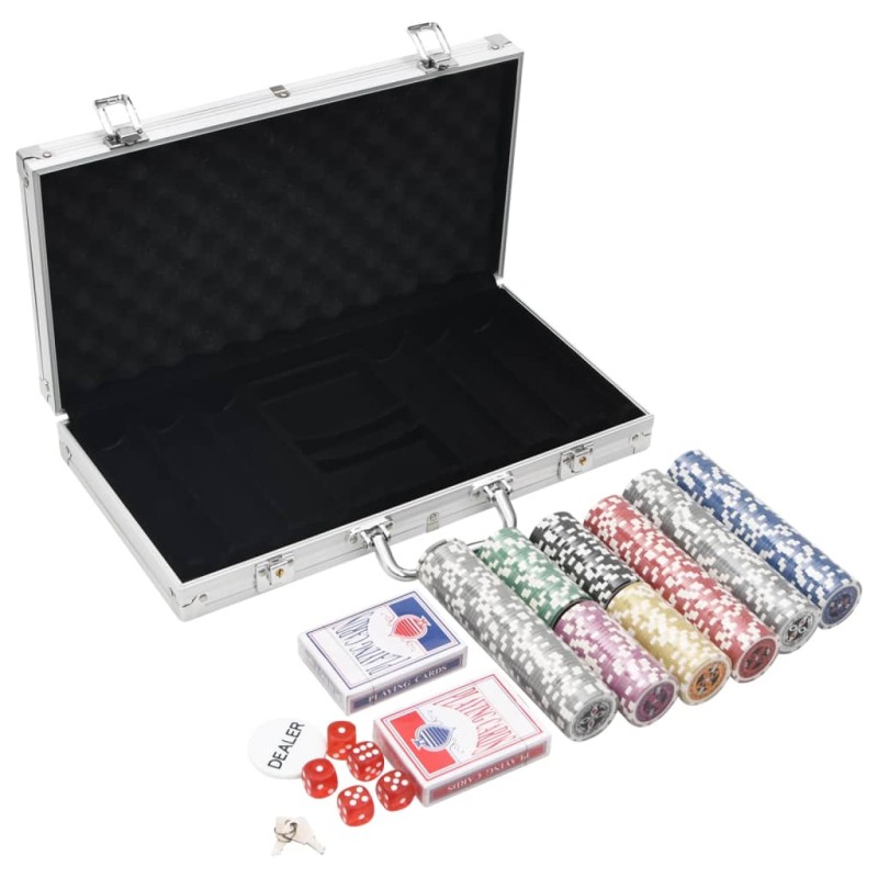 Pokerchips-Set 300 Stk. 11,5 g