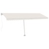 Standmarkise Manuell Einziehbar 500x350 cm Creme