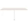 Standmarkise Manuell Einziehbar 500x350 cm Creme