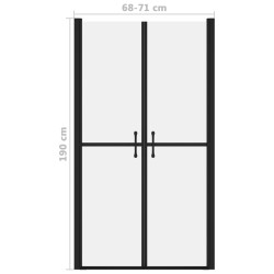 Duschtür Matt ESG (68-71)x190 cm