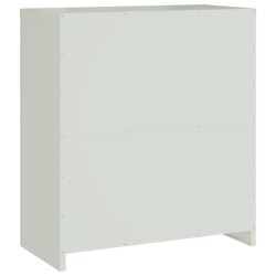 Aktenschrank Hellgrau 79x40x90 cm Stahl