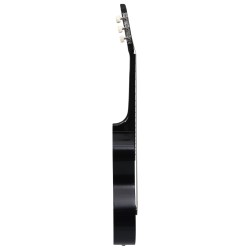 Klassikgitarre für Anfänger mit Tasche Schwarz 3/4 36"