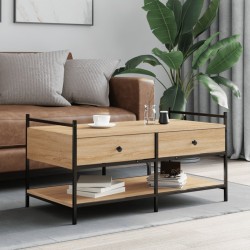 Couchtisch Sonoma-Eiche 99x50x50 cm Holzwerkstoff