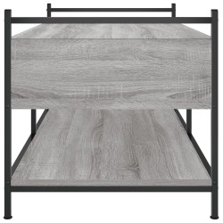 Couchtisch Grau Sonoma 99x50x50 cm Holzwerkstoff