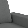 2-Sitzer-Sofa Dunkelgrau 120 cm Stoff