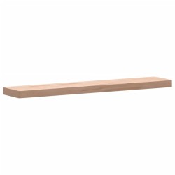 Wandregal 100x20x4 cm Massivholz Buche