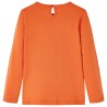 Kinder-Langarmshirt Dunkelorange 140