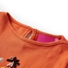 Kinder-Langarmshirt Dunkelorange 140