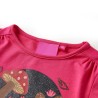 Kinder-Langarmshirt Knallrosa 116