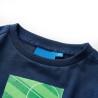 Kinder-Langarmshirt Marineblau 92