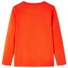 Kinder-Langarmshirt Hellorange 104