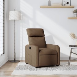 Relaxsessel Braun Stoff