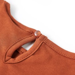 Kinder-Langarmshirt Cognac 128