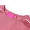 Kinder-Langarmshirt Himbeerrosa 140