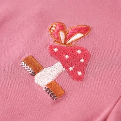 Kinder-Langarmshirt Himbeerrosa 140