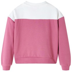 Kinder-Sweatshirt Himbeerrosa 92