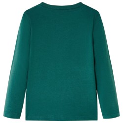 Kinder-Langarmshirt Grün 104