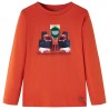 Kinder-Langarmshirt Orange 104