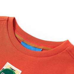 Kinder-Langarmshirt Orange 104