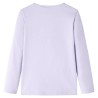 Kinder-Langarmshirt Helllila 128