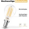 E14 LED Glühbirnen Warmweiss – Energieeffiziente Beleuchtung im Retro-Design