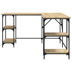 Schreibtisch Sonoma-Eiche 139x139x75 cm Holzwerkstoff