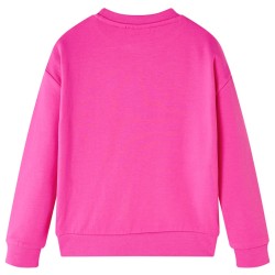 Kinder-Sweatshirt Dunkelrosa 128