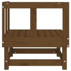 Garten-Ecksofa Honigbraun Massivholz Kiefer