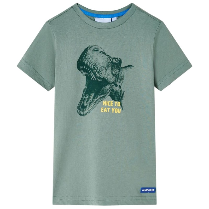 Kinder-T-Shirt Khaki 116