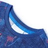 Kinder-T-Shirt Dunkelblau Melange 116