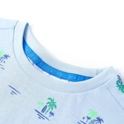 Kinder-T-Shirt Hellblau 140