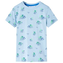 Kinder-T-Shirt Hellblau 116