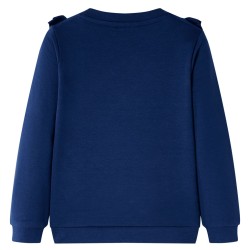 Kinder-Sweatshirt Marineblau 128