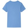 Kinder-T-Shirt Mittelblau 92