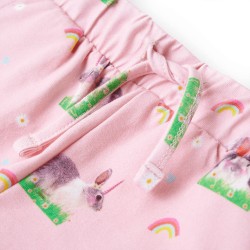 Kindershorts mit Kordelzug Hellrosa 116