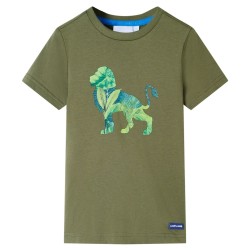 Kinder-T-Shirt Khaki 116