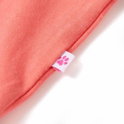 Kinder-T-Shirt mit Flügelärmeln Korallenrosa 116