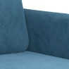 3-Sitzer-Sofa Blau 180 cm Samt