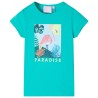 Kinder T-Shirt Minzgrün 128