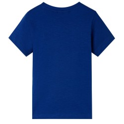 Kinder-Kurzarmshirt Dunkelblau 104