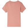 Kinder-Kurzarmshirt Hellorange 128