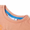 Kinder-Kurzarmshirt Hellorange 104