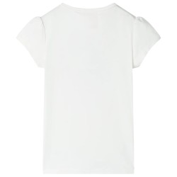 Kinder-T-Shirt Ecru 128