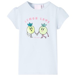 Kinder-T-Shirt Hellblau 92