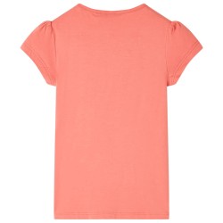 Kinder-T-Shirt Korallenrosa 104