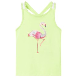 Kinder-Tanktop Neongelb 128