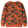 Kinder-Sweatshirt Helles Rostbraun 140