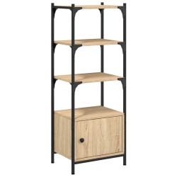 Bücherregal 3 Böden Sonoma-Eiche 41x30x109,5 cm Holzwerkstoff